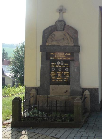 Památník padlým vojínům ve světové válce