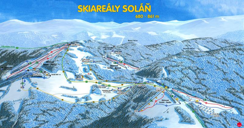 Lyžařské areály Soláň