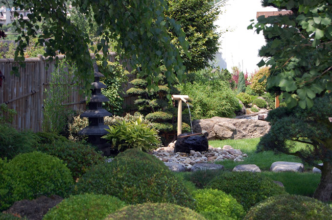 Japonská zahrada v zahradnictví Tonja