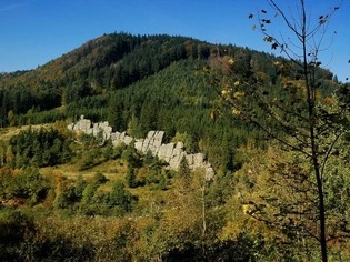 Čertovy skály v Lidečku