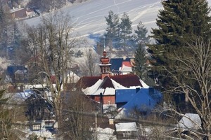 Velké Karlovice v zimě