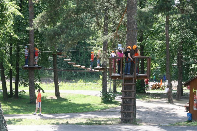 Gibon park- adrenalinové lezení