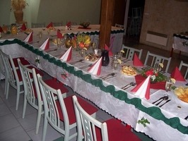 velký sál - svatební tabule