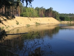 Osypané břehy, přírodní památka