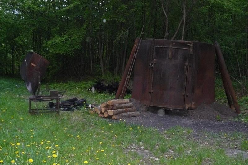 Výroba dřevěného uhlí