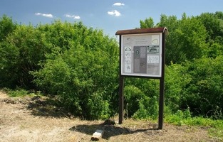 Informační panel na naučné stezce