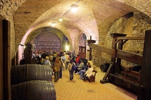 Mikulov – obří sud na mikulovském zámku