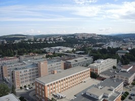 Východní část továrního areálu